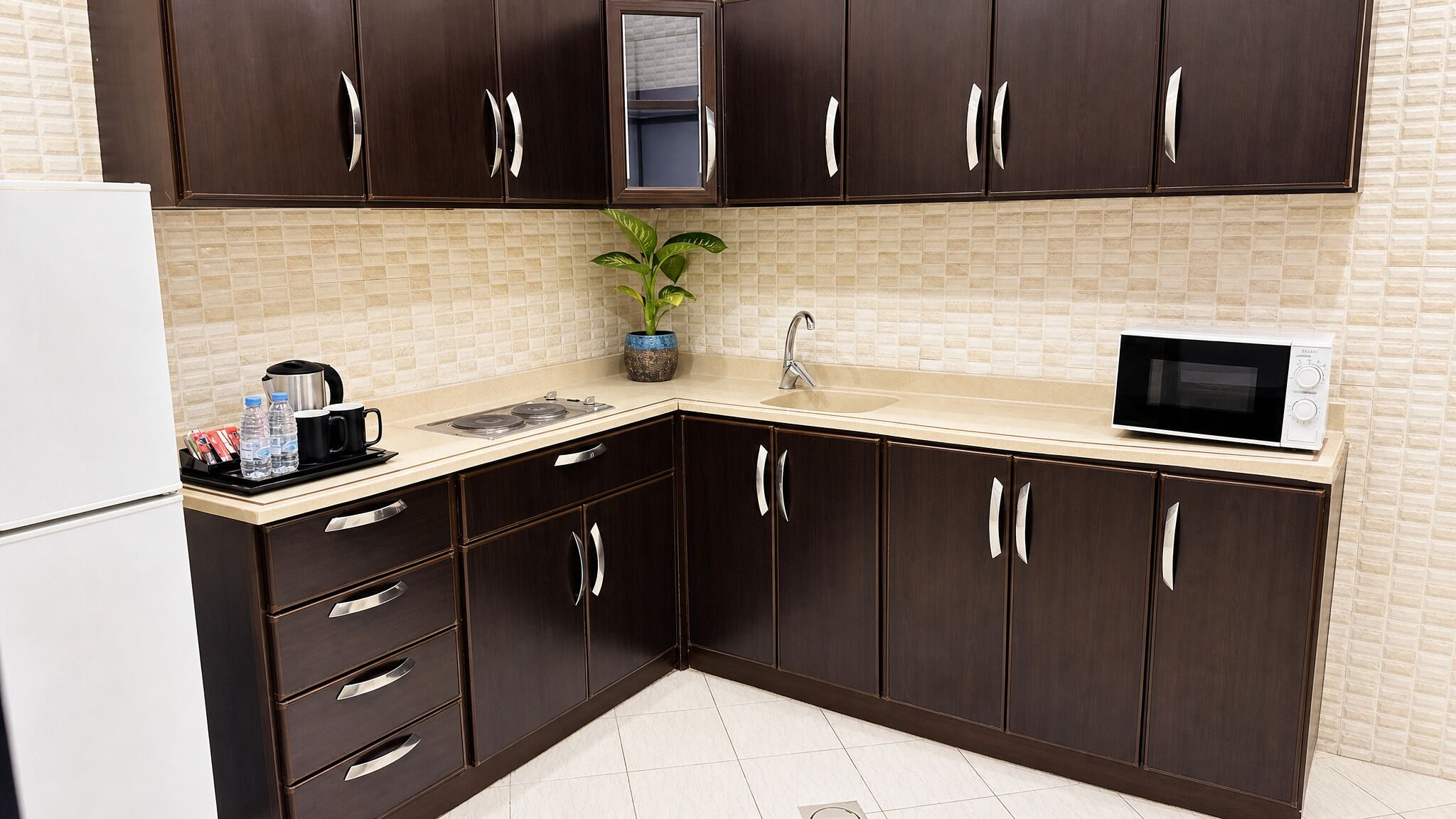 Apartment, 3 Bedrooms | Private kitchen | Coffee/tea maker, electric kettle