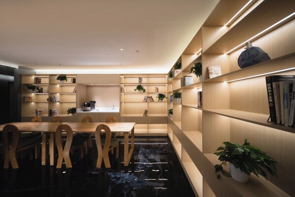 Sala de estar en el lobby