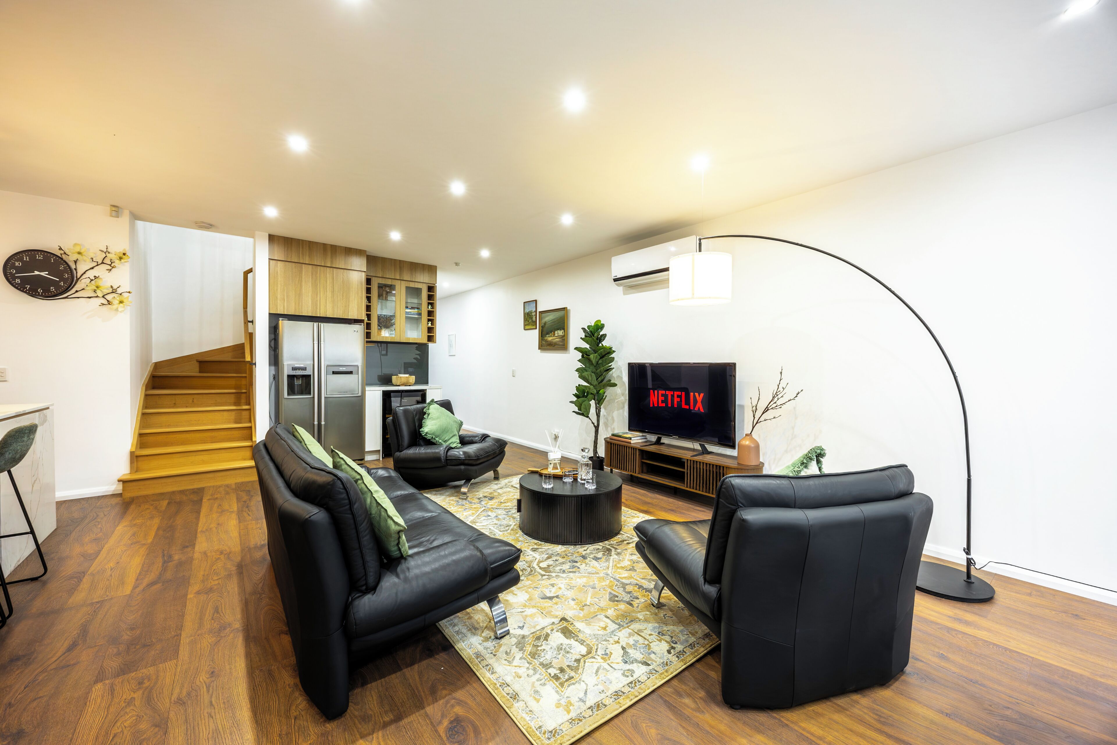Smart TV, ping pong, books