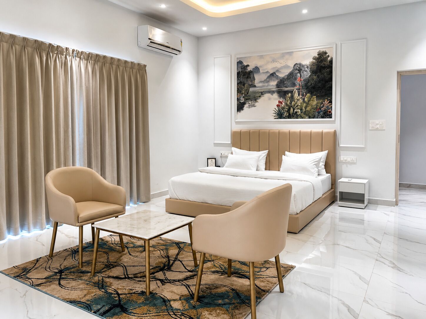Darbar - 4 Bedrooms with Plunge Pool Access | Egyptian cotton sheets, premium bedding, down comforters