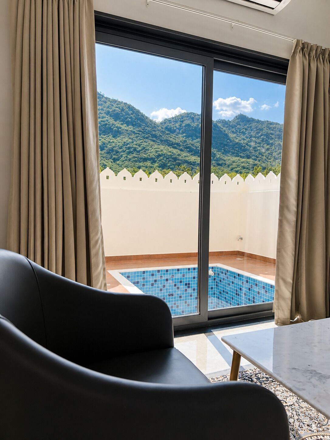 Aangan - 2 Bedrooms with Plunge Pool Access | Vista dalla camera