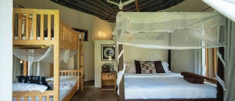 Quadruple Room, Pool View | Desk, WiFi (free)