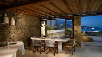 Villa, Sea View | Dining