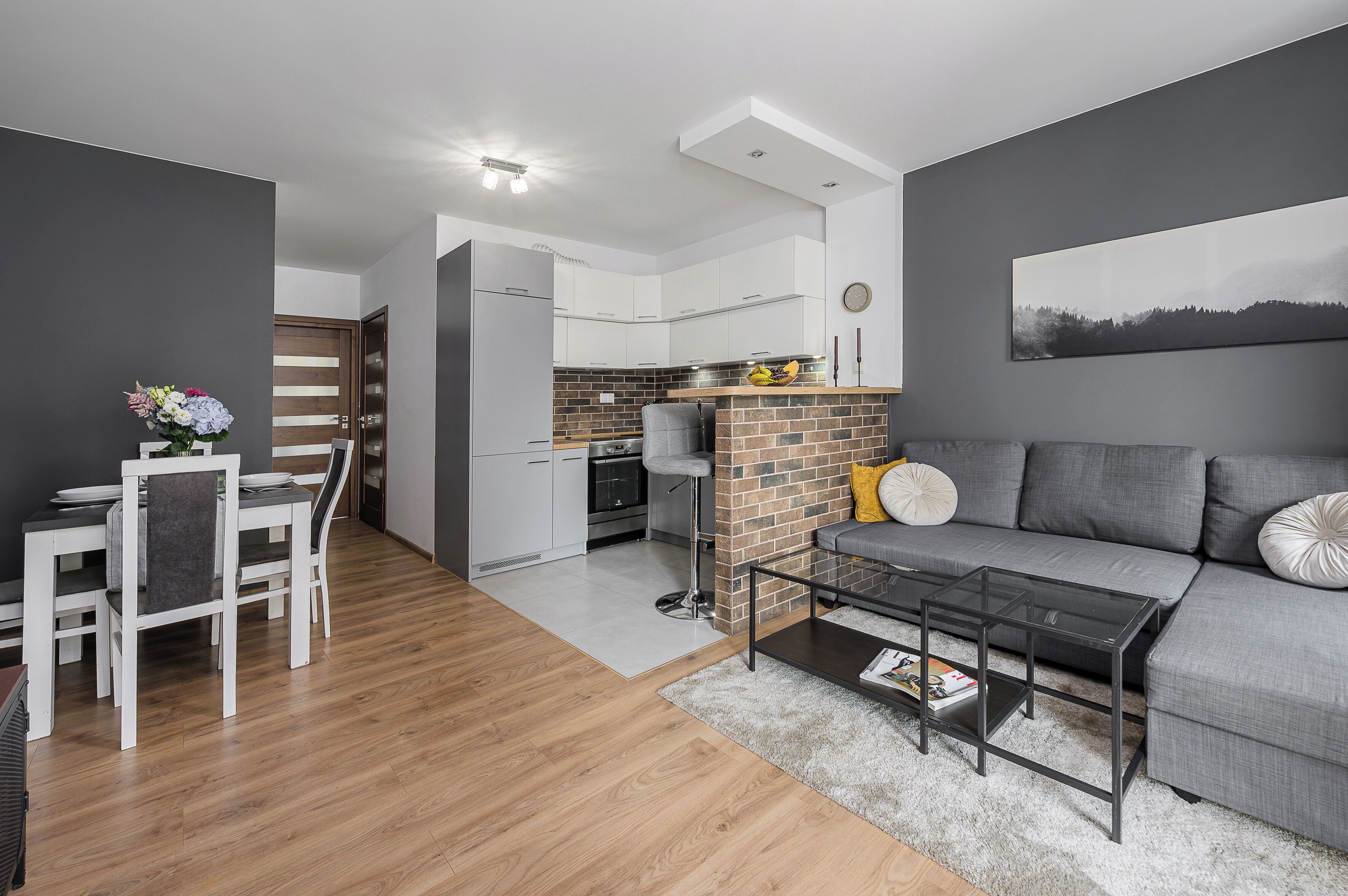 Deluxe Apartment, 2 Bedrooms, Courtyard View | Living area | 30-inch TV with satellite channels, Netflix, streaming services