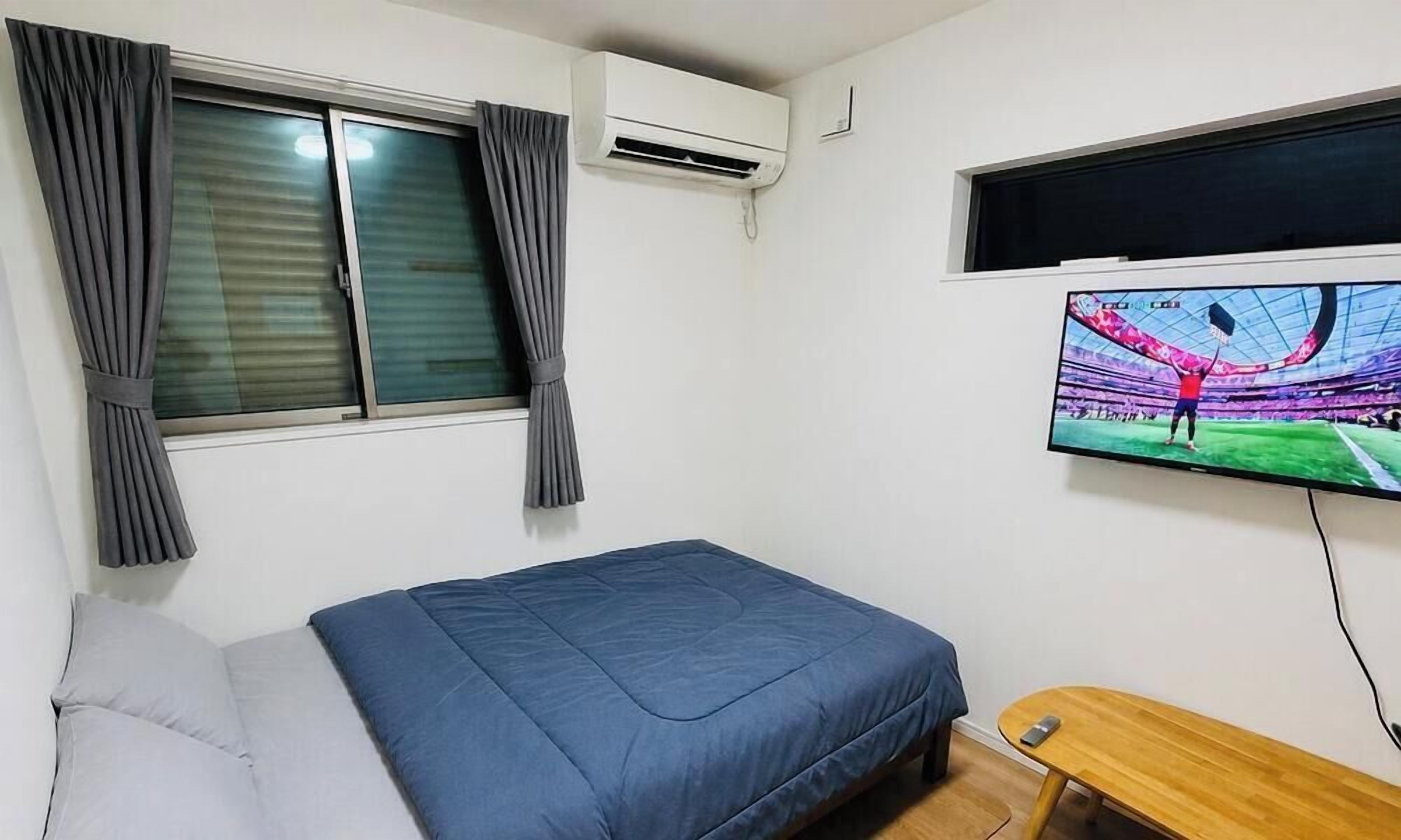 3 室のベッドルーム、WiFi、ベッドシーツ