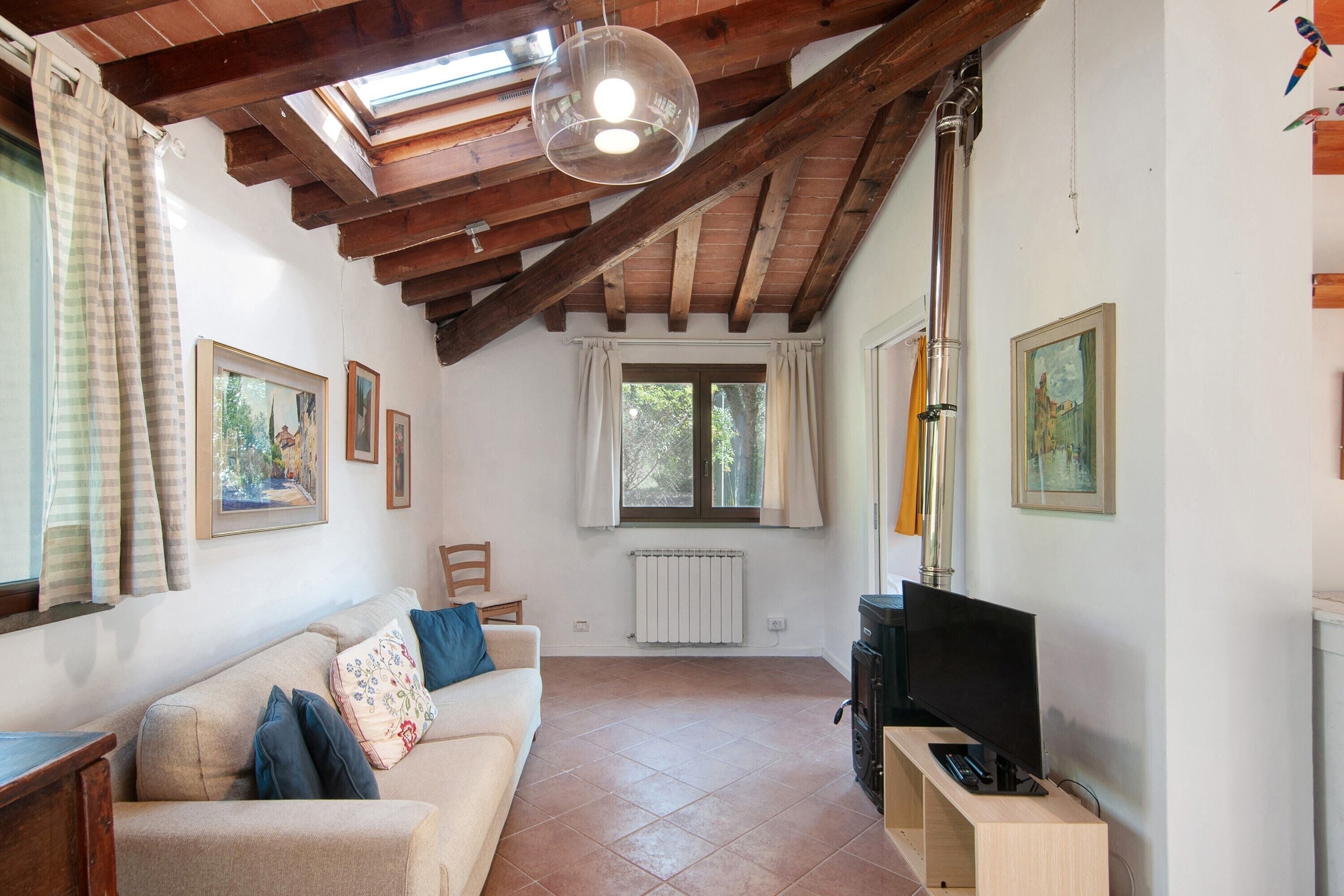 Villa Il Rossignolo - Apartamento Con Jardín Privado, Piscina, Terraza Y Wi-fi - Bagno A Ripoli