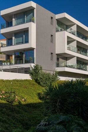 A modern multi-story building with balconies and large windows. - All you need Apartment City Center by Interhome (Funchal (Madeira))