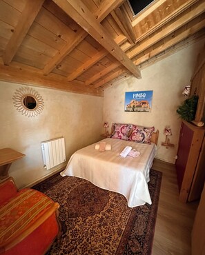 Iron/ironing board, WiFi, bed sheets - Bed and Breakfast with a kitchen and a terrace offering panoramic views of the Pyrenees (Pimbo)