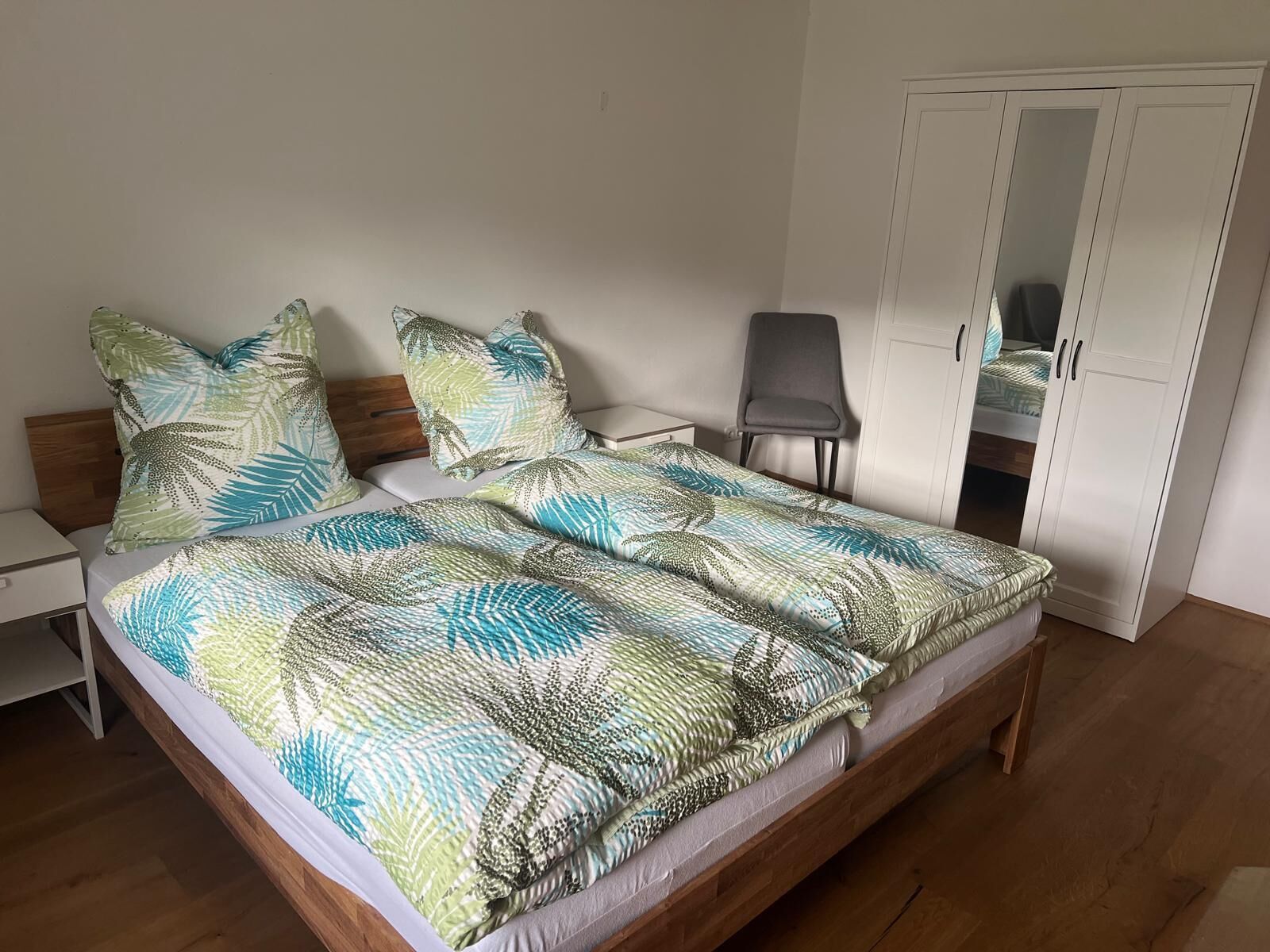 2 dormitorios y ropa de cama