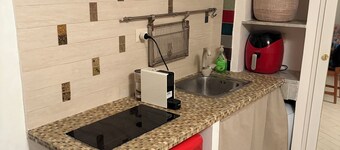 Studio Apartment (17 square meters, room with a double sofa bed, kitchenette, bathroom)