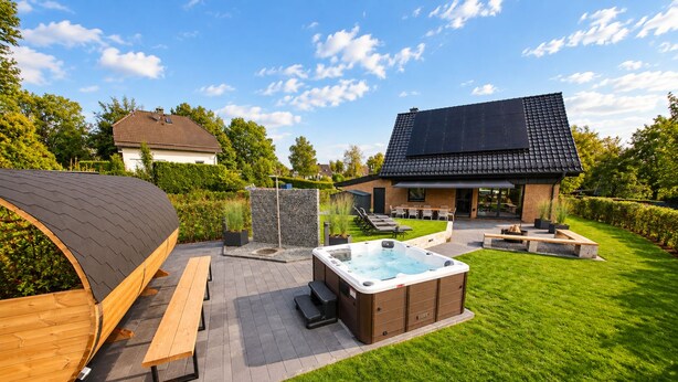 Unclassified image, 1 of 43, button - Vennchalet - Vacation Home for 8 People with a Sauna and Hot Tub (Monschau)