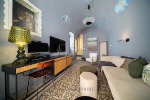 Apartment (2 Bedrooms) | Living area - TD Casa del Sagrato Rooftop View (Monopoli)