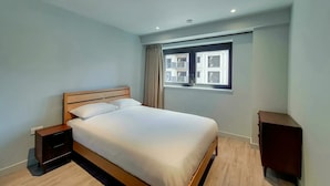Appartement, 1 slaapkamer, niet-roken | Verduisterende gordijnen, een strijkplank/strijkijzer, gratis wifi