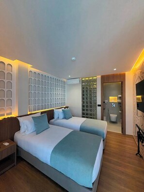Phòng 2 giường đơn Tiêu chuẩn, không hút thuốc | Két bảo mật tại phòng, phòng cách âm, bàn ủi/dụng cụ ủi quần áo 