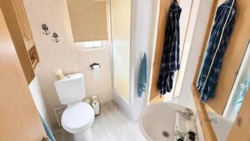 Towels, soap, toilet paper