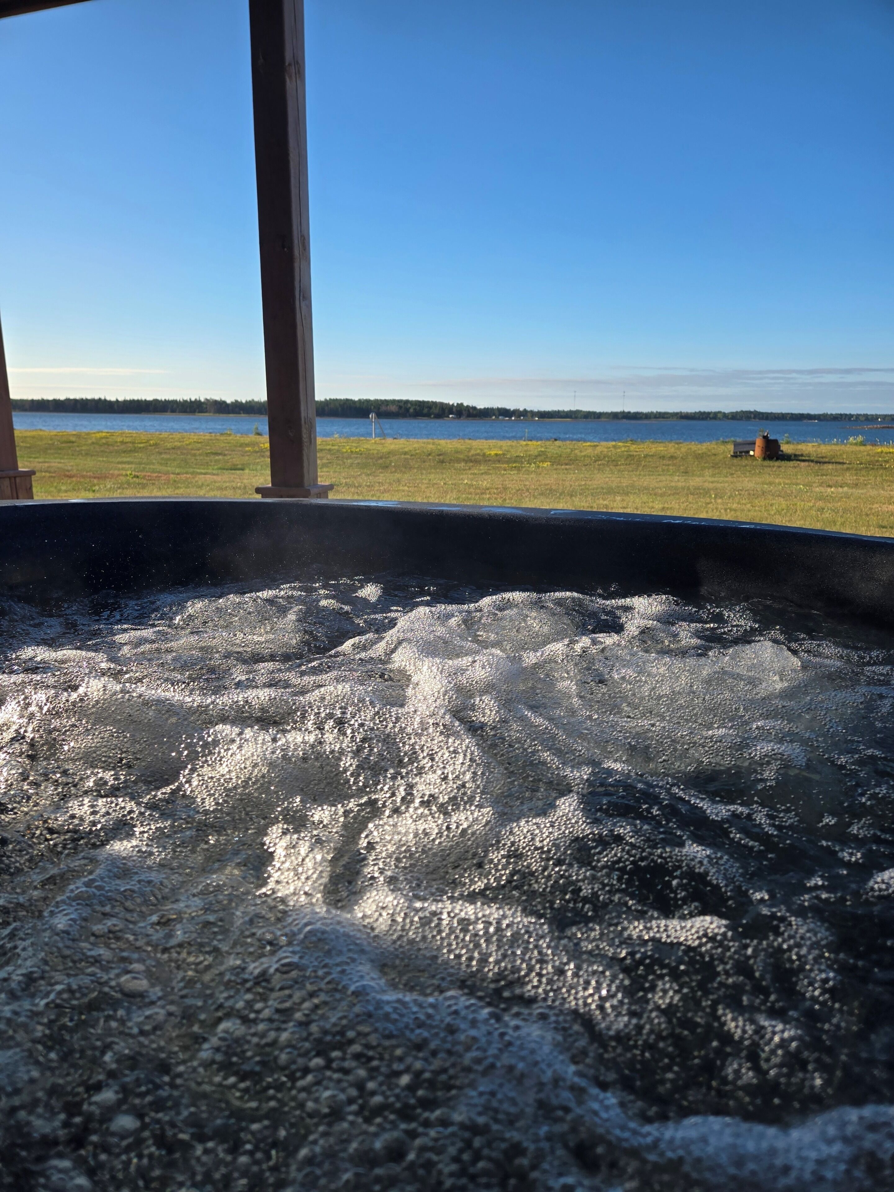Bain à remous extérieur