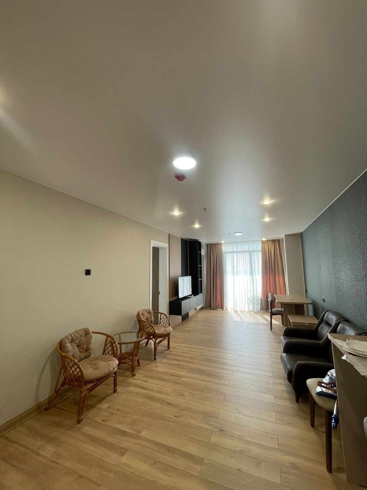 Suite, Balcony, Sea View | Living area