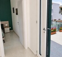 Camera doppia, balcone, vista montagna | Interni