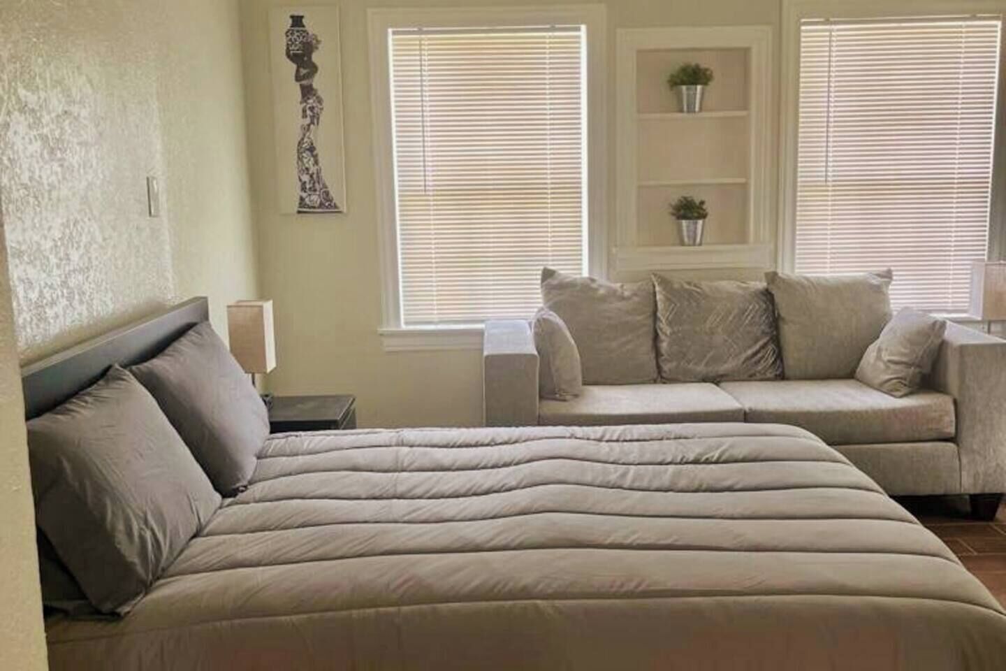 1 Schlafzimmer, Bügeleisen/Bügelbrett, kostenloses WLAN, Bettwäsche