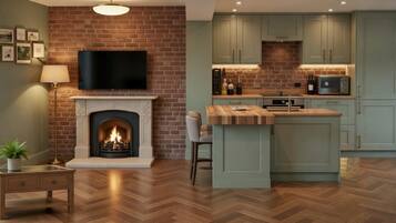Family Suite, 2 Bedrooms, Golf View | Private kitchen
