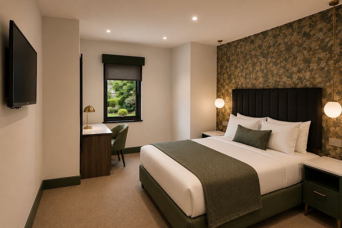 Standard Double Room, Garden View | Iron/ironing board, WiFi (free)