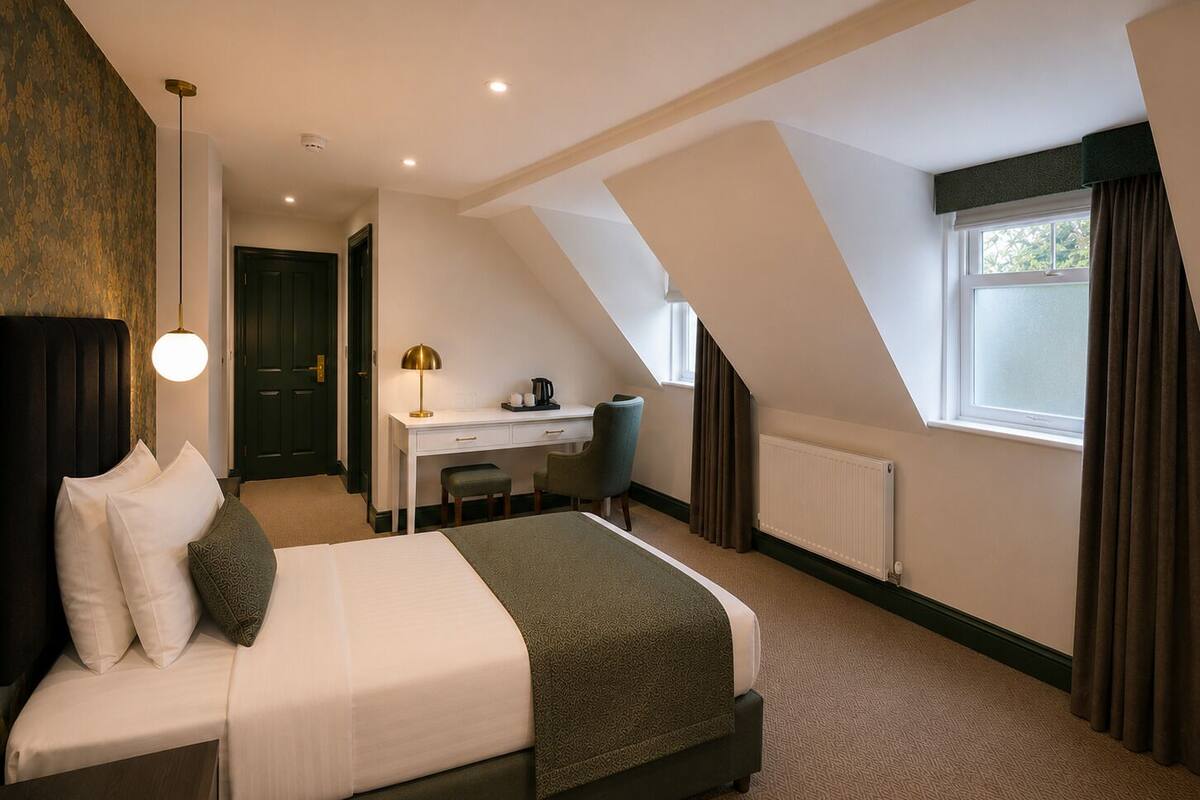 Standard Double Room, Courtyard View | Iron/ironing board, WiFi (free)