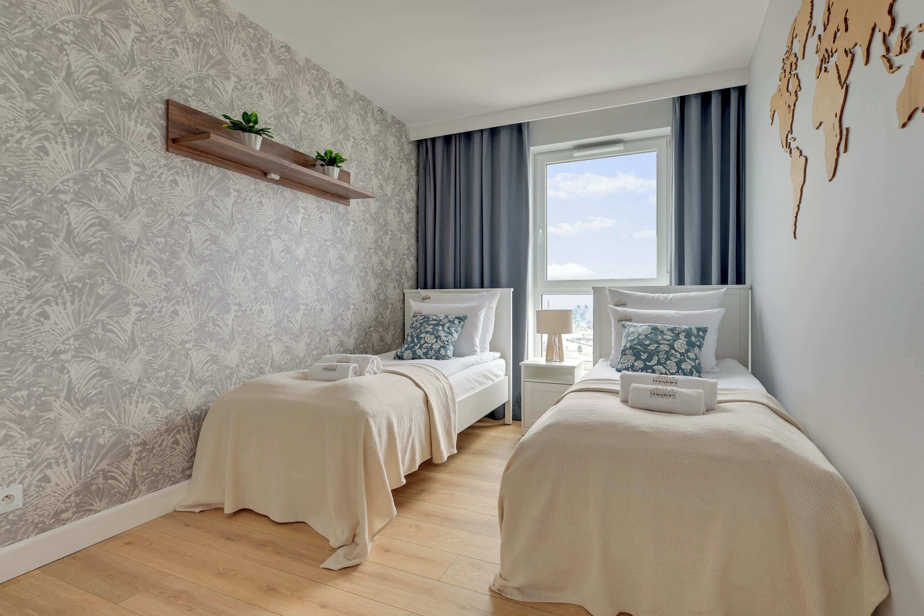 2 bedrooms, iron/ironing board, travel crib, WiFi