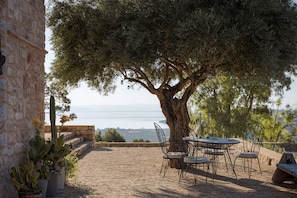 Leilighet – signature, terrasse, sjøutsikt | Terrasse/patio