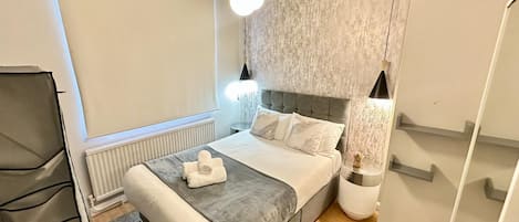 1 makuuhuone, silitysrauta/-lauta, ilmainen Wi-Fi, vuodevaatteet