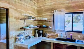 Private kitchen - Cozy 1-bedroom house in adorable Todos Santos with AC (Todos Santos)