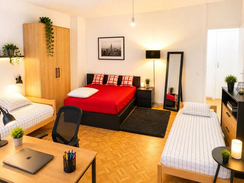 Terrific 1 Large bedroom apartment in charming Carouge near local spots
