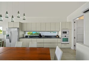 Private kitchen - Pool Villa 1 Steps From Jimmy Hill Beach Beautiful Water Views WEST TOWER ONLY (Moss Town)