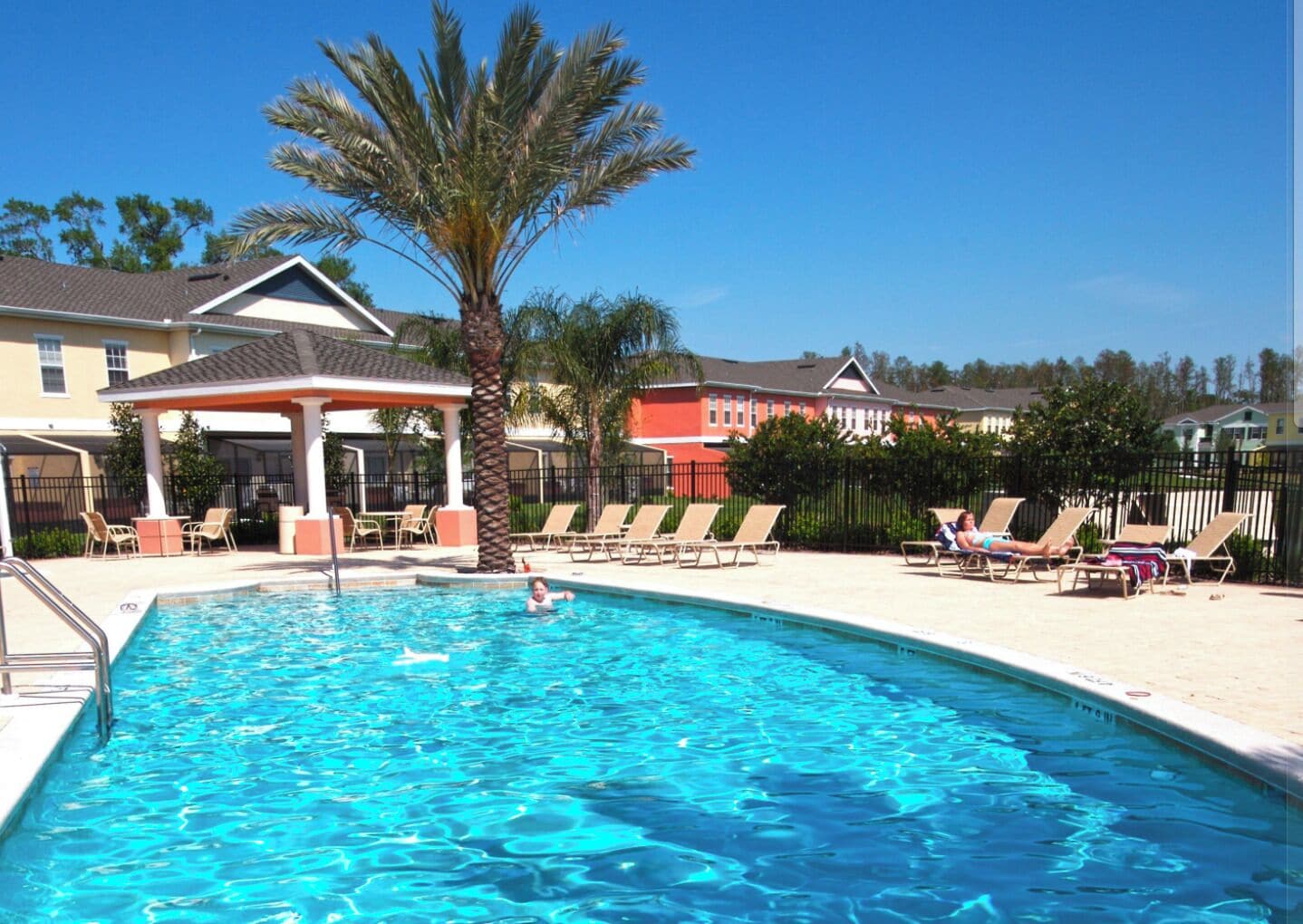 Clubhouse pool and spa-heated year round