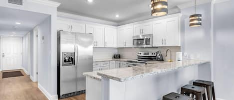 Condo, varias camas (Seagate 407) | Cocina privada
