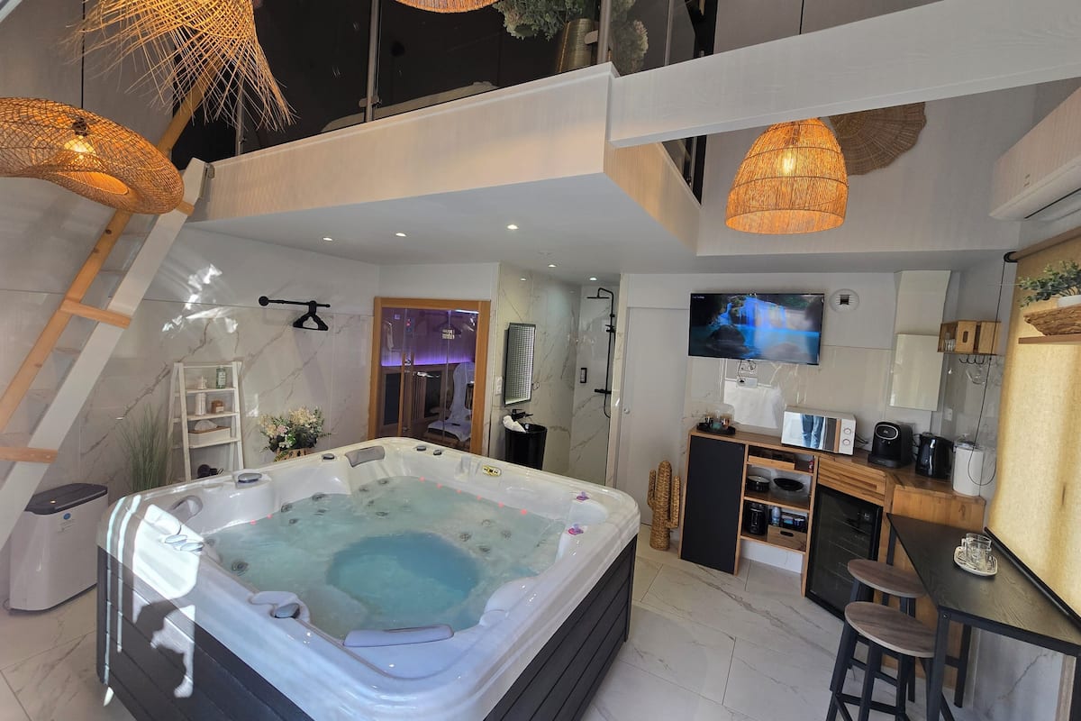 Chambre Double Deluxe, sauna | Climatisation