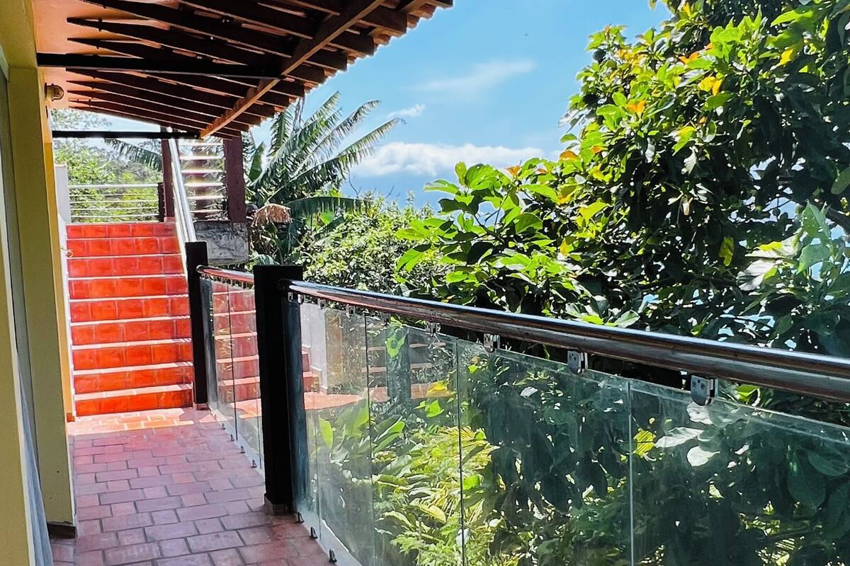 Romantisches Doppelzimmer, Veranda, Meerblick