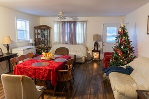 Living area - Country in the City: Quiet, central home with golf views, near Victoria Park. (Truro)