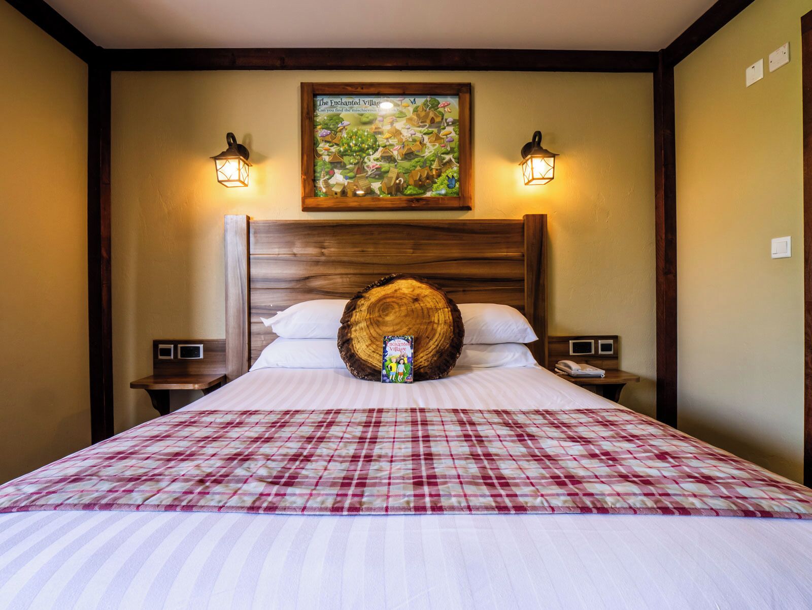 Perhemökki (Enchanted Village Lodge) | Ilmainen Wi-Fi, vuodevaatteet