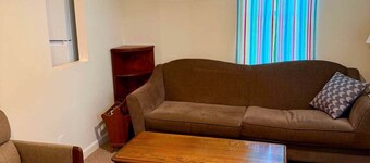 Cozy 2-bedroom cottage is situated directly on M-25, making it an ideal location