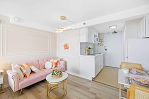 Lägenhet - tillgång till pool - utsikt mot kanalen (1 Bedroom) | Vardagsrum