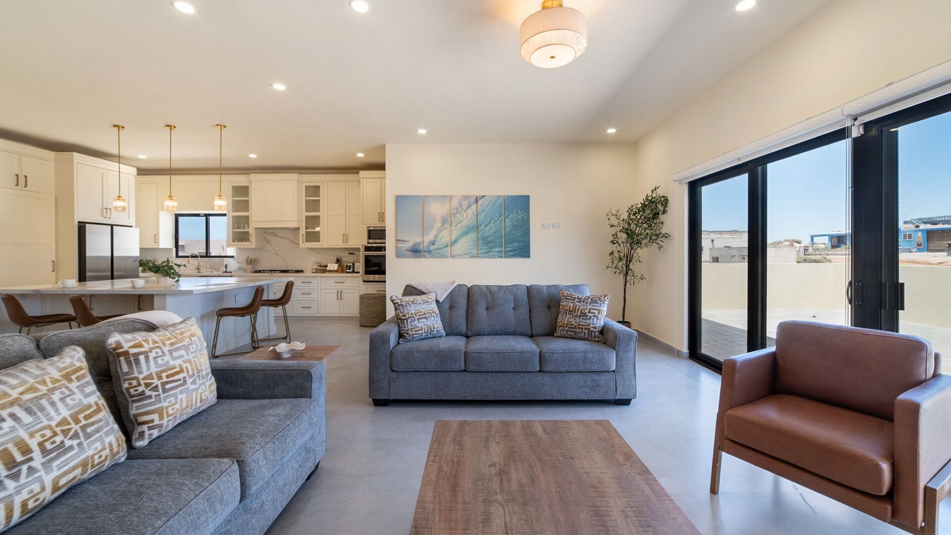 House, Multiple Beds, Balcony (Casa Rubi) | Living area | Fireplace