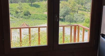 Chalet 'Valley View' with Shared Pool, Shared Garden and Wi-Fi