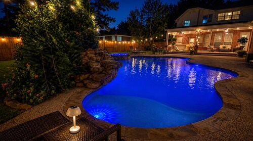 Welcome to the Spring Oasis. Spacious 5-bedroom to cool off from the Texas heat.