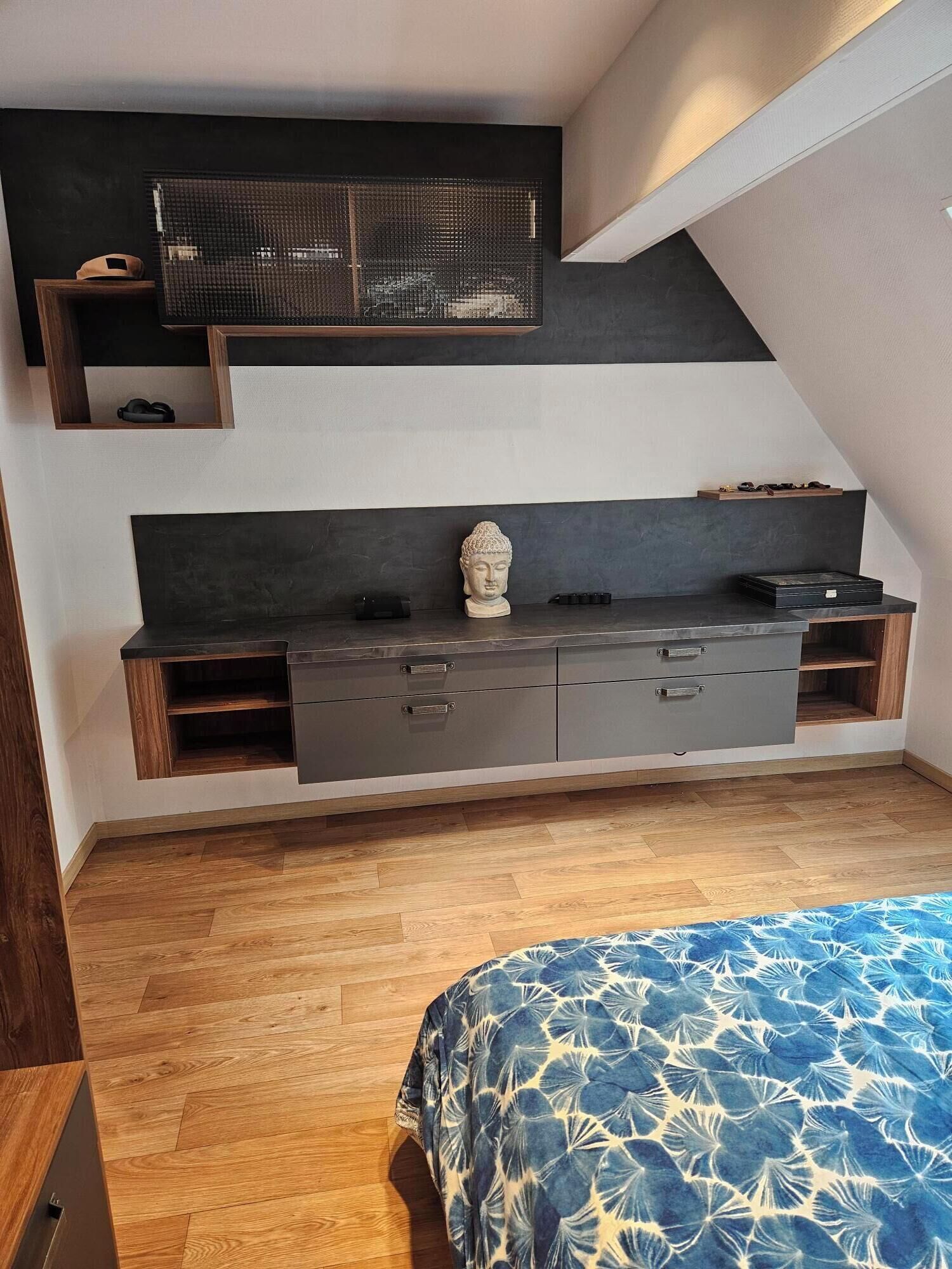 1 chambre, fer et planche à repasser, Wi-Fi, draps fournis