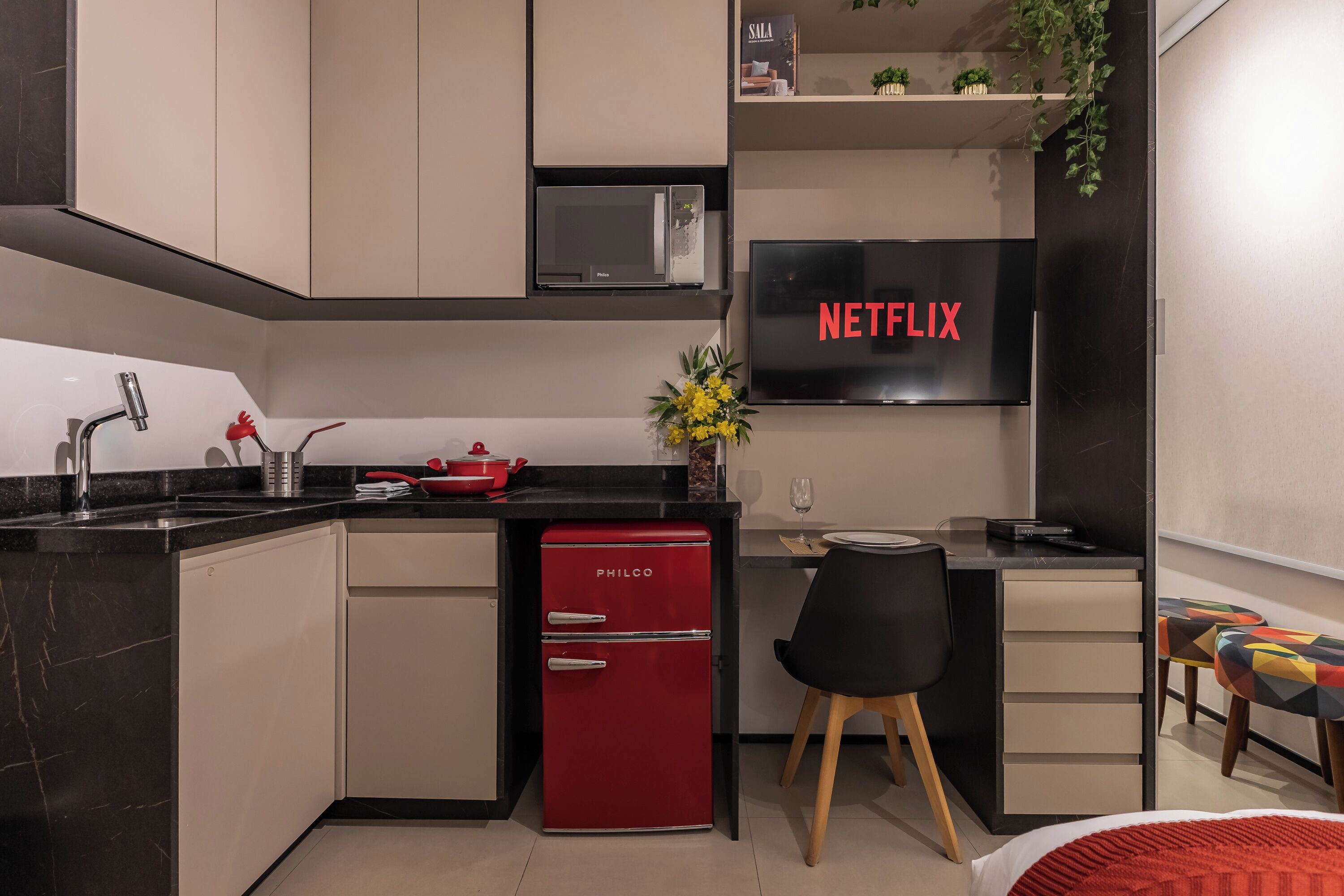 Romantic Apartment, 1 Double Bed, Kitchen, City View | Private kitchen