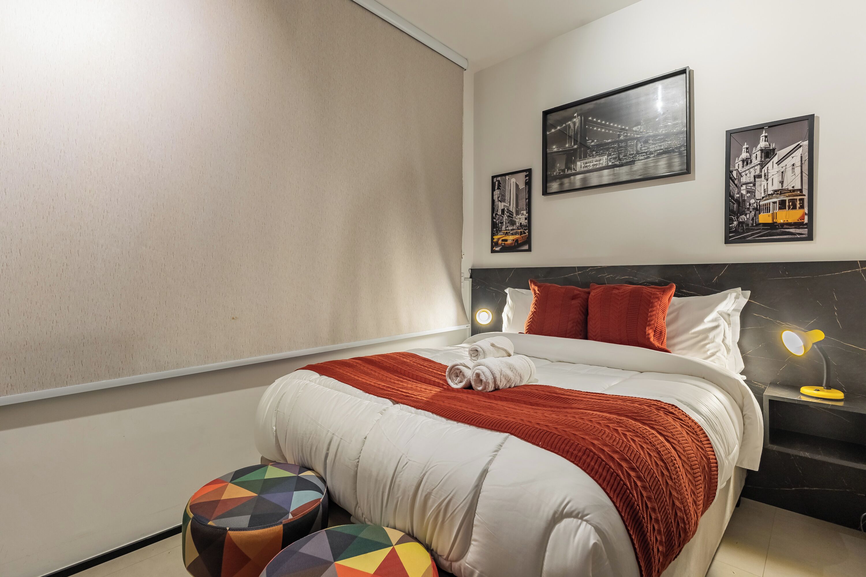 Romantic Apartment, 1 Double Bed, Kitchen, City View