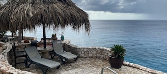 New! Oceanfront escape with stunning sea, bay and hillside views.