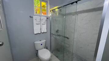 Shower, hair dryer