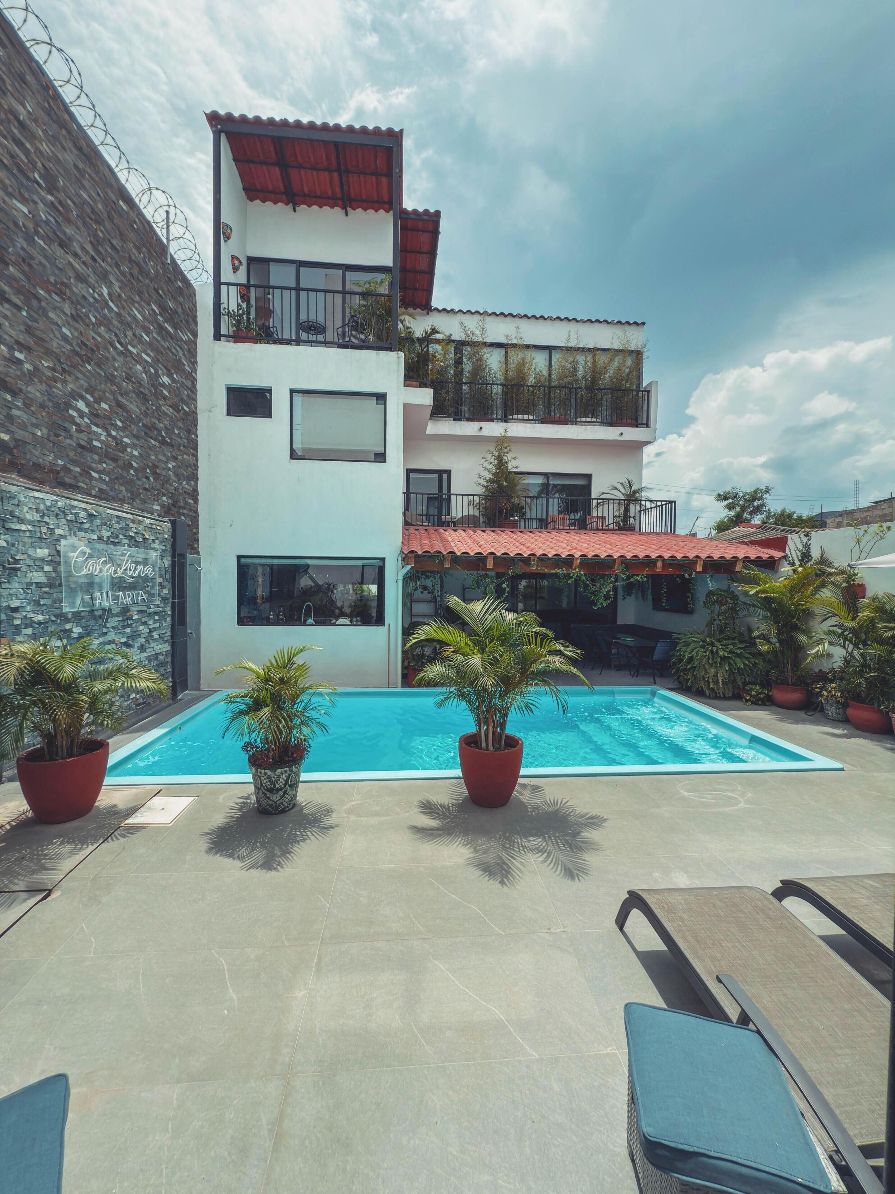 Luxury-Villa, Balkon, Poolblick | Pool