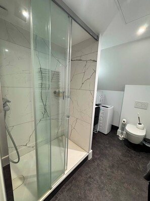 Bathroom - Blue Pink | Cozy Apartment in Championnet (Grenoble)